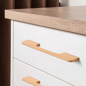 Poignée de meuble en alliage d'aluminium, design minimaliste, installation facile pour armoire, tiroir de cuisine, meuble à chaussures - Product Image 2
