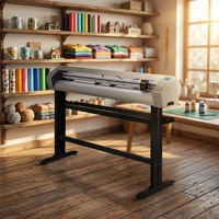 Plotter de Corte de Vinilo de 48 Pulgadas con Función de Contorno Manual y Punto Rojo para Posicionamiento