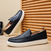 Zapatos Planos Casuales para Hombre, Talla Grande, Nuevo Estilo para Todas las Temporadas, Antideslizantes y Resistentes al Desgaste, con Suela Gruesa