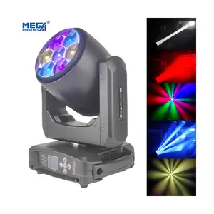 Mega Led Lighting 7*40w Mini Bee Eye Rgbw 4in1 Led Zoom Wash Moving Head Stage Light With Price