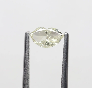 0.57 Ct Lèvres Blanches Naturelles Modifiées Diamant Lâche Coupe Brillante Très Bon Polonais 3.95x6.74x2.55mm pour la Fabrication de Bijoux Cadeau Donner - Product Image 1