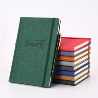 Carnet de notes à couverture rigide en cuir/papier kraft vintage A5/B5/A4 avec logo publicitaire personnalisable - Vente en gros disponible