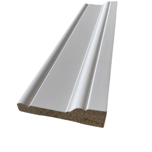 Plinthes décoratives en pin Radiata blanc apprêté, design moderne, pour appartements - Product Image 6