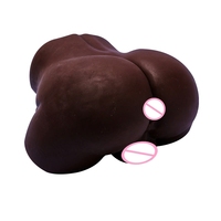 Boneka Cinta Setengah Badan Realistis Wanita Mainan Masturbasi Pria Torso Manusia Dengan Dildo dan Pantat