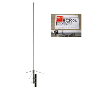 เสาอากาศไฟเบอร์กลาส UHF 370-430MHz กำลังขยายสูง 6.5dBi แบบรอบทิศทาง สำหรับภายนอกอาคาร รุ่น BC200L - Product Image 1