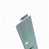 Cadre de boîte lumineuse en aluminium anodisé extrudé sur mesure OEM, directement de l'usine, pour les publicités des magasins d'accessoires mobiles commerciaux