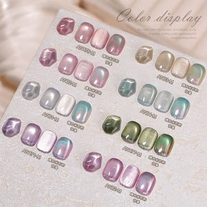 AILANUO Gel de Uñas Ojo de Gato Moonlightl de Alta Calidad en 8 Colores, Gel de Uñas Magnético UV, Marca Privada, Venta al por Mayor, Libre de HEMA y TPO - Product Image 1