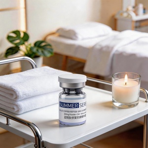 Péptidos de Cobre Azul Antienvejecimiento para Reparación de la Piel, Etiqueta Privada, GHK-CU, Esencia de Péptidos de Cobre Liofilizada en Ampollas - Product Image 1