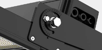 Efficacité de 170lm/W, intégration du pointeur laser, objectif PC durable-Lumière de sport LED extérieure pour une visibilité et des performances améliorées
