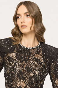 2025 sản phẩm tùy chỉnh ren thiết kế trang phục thanh lịch cho phụ nữ và phụ nữ ăn mặc Chất lượng cao giá bán buôn Chiều dài sàn - Product Image 3