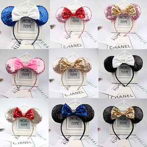 Sparkling <strong>Bow</strong> <strong>Headband</strong> for Adults and Children for Princess Photo Shoots and Amusement Park Hair Accessories - Product Image 6
