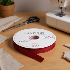 Nastro Rosso Madrid ILAN da 2,5 cm x 27 m per Cinghie - Product Image 2