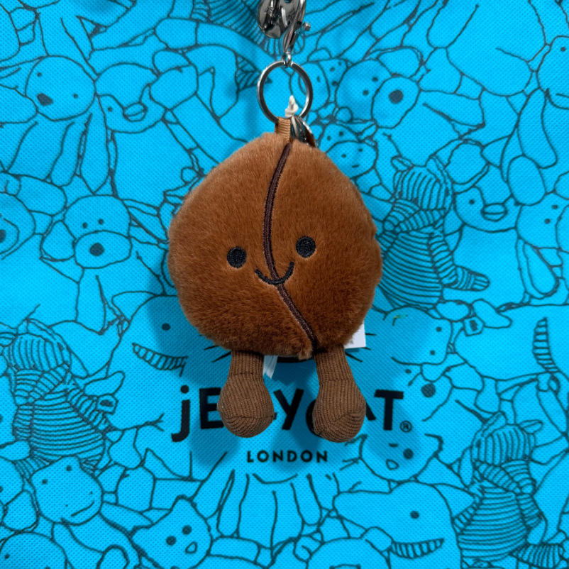 Ciondolo a forma di chicco di caffè - tre sacchetti antipolvere standard completi