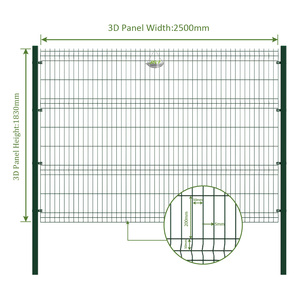 Paneles de valla metálica de malla metálica 3D de alta calidad de 1830mm - Product Image 4