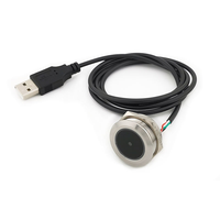 Módulo Escáner de Código de Barras GM861 GM861-USB OEM, GM861-LED GM861-LED-USB con Carcasa, Lector de Códigos QR con LED Verde y Blanco