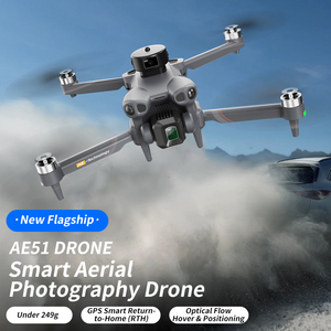 Dron <span class=keywords><strong>GPS</strong></span> AE51 <span class=keywords><strong>con</strong></span> Pantalla de 4.5 Pulgadas, <span class=keywords><strong>Cámara</strong></span> Dual 4K HD <span class=keywords><strong>FPV</strong></span>, Motor sin Escobillas, Plegable, Control Remoto, Regalos para Adultos, Principiantes <span class=keywords><strong>y</strong></span> Niños - Product Image 4