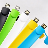 Clé USB Bracelet Slap en Silicone 2.0 3.0 1GB 2GB 4GB 8GB 16GB 32GB 64GB 128GB Clé USB Portable Bracelet Mémoire