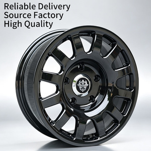 Ruedas FLowtone Nuevas REW de Aleación de Aluminio Fundido, 17 Pulgadas, 5x150, <span class=keywords><strong>4x4</strong></span>, Garantía de 3 Años, Diseño Multirradio, Color Negro - Product Image 1