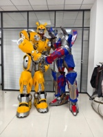 Disfraz de Robot Optimus Prime de Alta Calidad Personalizado al por Mayor para Hombres Adultos, Realista y Usable, de Seda/Algodón, para Actuaciones