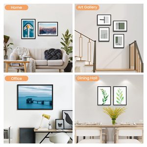 Custom Home Simple DIY Modern Plastic PVC <b>Black</b> <b>Photo</b> Picture <b>Frame</b> - Product Image 6