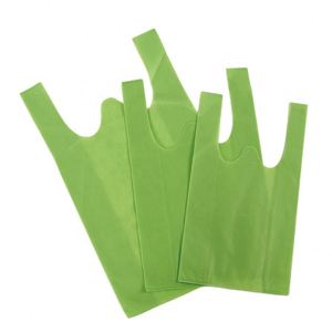 <b>Recyclable</b> Die Cut Vest <b>Bag</b> Grocery Shopping Non-woven <b>Bag</b> Non Woven Shopping <b>Bag</b> - Product Image 6