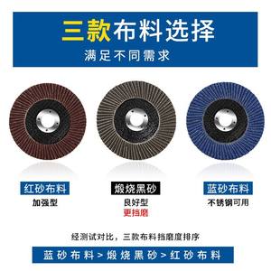 Discos de lijado y pulido de alta eficiencia de 4 pulgadas, tipo 100, con cubierta de malla calcinada engrosada para lijado y pulido. - Product Image 5