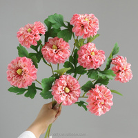Groothandel Hoogwaardige Kunstmatige Goudsbloemen met Één Bloemkop voor Bruiloft, Thanksgiving, Halloween, Huis- & Buitendecoratie