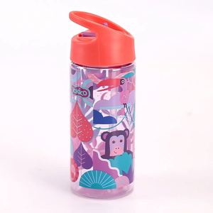 Nouvelle gourde pour enfants de 14 oz, design mignon, sans BPA, en plastique PP écologique, compatible lave-vaisselle, unisexe, avec paille rabattable - Product Image 5