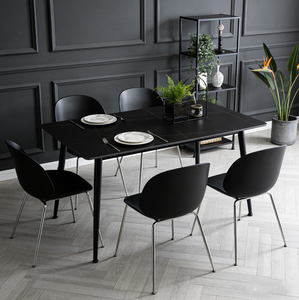 Chaise <span class=keywords><strong>de</strong></span> salle à manger nordique en PP, chaise d'appoint décorative en plastique avec pieds en métal, support robuste, vente directe usine pour café, <span class=keywords><strong>bistrot</strong></span>, espace repas - Product Image 6