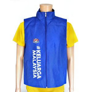 Chaleco de Lona 100% Poliéster de 180 g/m² con Cuello Alto y Cremallera, Precio Económico al por Mayor de Fábrica <span class=keywords><strong>China</strong></span>, Ideal para Campañas Electorales - Product Image 1