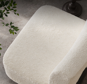 Fauteuil d'appoint nordique en peau de mouton, fauteuil de loisirs moderne, siège individuel pour salon et hôtel - Product Image 4