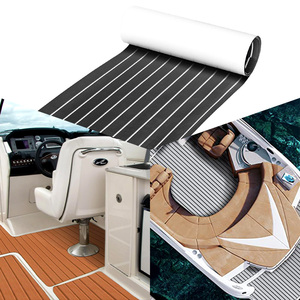 Pavimentazione <span class=keywords><strong>per</strong></span> Barche <span class=keywords><strong>in</strong></span> Schiuma EVA Antiscivolo di Lusso 3m 240*120cm Design Moderno <span class=keywords><strong>in</strong></span> Marrone Chiaro e Nero <span class=keywords><strong>per</strong></span> Decorazione Esterna di Imbarcazioni - Product Image 6