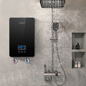 เครื่องทำน้ำอุ่นไฟฟ้าแบบทันที สี่สี 3KW 6KW กระจกนิรภัย ให้ความร้อนเร็ว 220V 240V ใช้สำหรับอาบน้ำ - Product Image 1