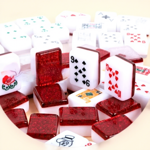 Poker Mahjong, Marca de Moda, Malasia, Singapur, <span class=keywords><strong>Rummy</strong></span>, 2 Colores, 4 Colores, Estilo Mahjong, <span class=keywords><strong>Cartas</strong></span> de <span class=keywords><strong>Juego</strong></span> Personalizables, 54 <span class=keywords><strong>Cartas</strong></span>, 128 <span class=keywords><strong>Cartas</strong></span> - Product Image 1