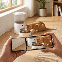 Distributeur automatique de nourriture pour animaux de compagnie 3L avec application WiFi, télécommande, minuterie et caméra pour chats et chiens