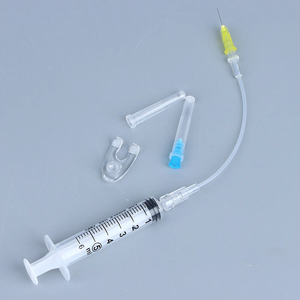Pistolet de mésothérapie jetable avec aiguille à pointe arrondie et tube d'extension, consommables stériles pour salon de beauté pour soins du visage - Product Image 2