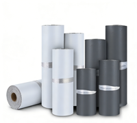 Vente en gros d'usine de rouleaux de film PE pour la production de pochettes en polyéthylène, matériau d'emballage imperméable pour l'industrie du commerce électronique