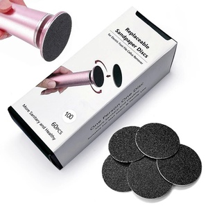 60Pcs/Box Electric Foot <b>File</b> Sandpaper Disk Replaceable Sanding <b>Paper</b> Foot <b>File</b> Callus Remover - Product Image 1