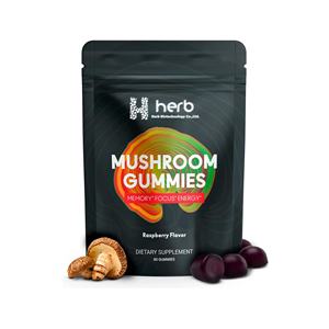 Suplemento diario de hongos todo en uno Gummy - 12 Mezcla de hongos con Chaga, Lions Mane, Reishi, Cordyceps, Gomitas de hongos - Product Image 1