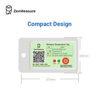 Registrador de Temperatura Inalámbrico ZenMeasure de Alta Calidad, ABS, para Logística de Cadena de Frío 5.0, OEM/ODM, Clasificación IP67, Reutilizable, con Aplicación