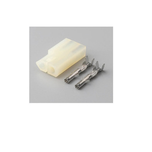 ขั้วต่อ 2 ขา รุ่น Dj3023-2.3-21 แบบตัวผู้และตัวเมีย สำหรับไฟหน้ารถยนต์ วัสดุพลาสติก ระดับการป้องกัน IP20 แบบยึดติดด้วยวิธีรีเวท - Product Image 1