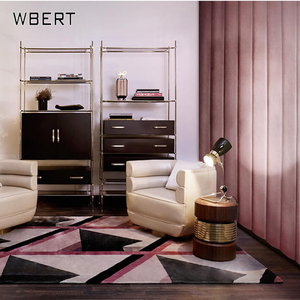Wbert ถังทรงกลมทำจากโลหะสไตล์นอร์ดิกตรงมุมยาว - Product Image 4