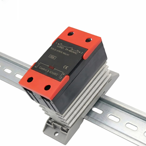 Relé de Estado Sólido Monofásico de 60A, DC a AC, AC a AC, DC a DC, con Disipador de Calor de Aluminio, Riel DIN, Relé de Alta Potencia - Product Image 1