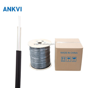 สายเคเบิลใยแก้วนำแสง FTTH แบบ GJXFH 1 2 4 คอร์ สำหรับภายในอาคาร แบบโค้ง G.657A2 LSZH สำหรับติดตั้งบนอากาศ - Product Image 5