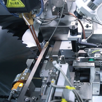 Usine bonne qualité entièrement automatique Robot bras haute fréquence circulaire tct pcd carbure pointe lame de scie dents brasage prix de la machine