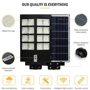 Straatverlichting Zonnepanelen 180W 240W 300W 400W Outdoor Waterdichte Snelweg Solar Led Straat Licht