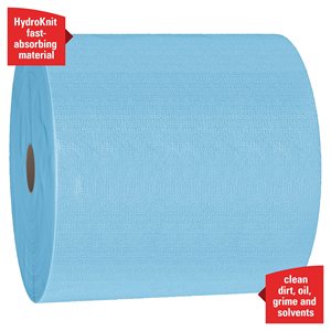 Rouleau de lingettes nettoyées pour graisse d'huile, 475 pièces, jetables, Jumbo, usage intensif à main, humides, en rouleau - Product Image 5
