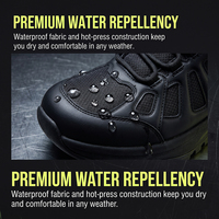 Chaussures de travail décontractées pour hommes, fabriquées sur mesure en tissu imperméable, avec dessus thermocollé, semelle en caoutchouc légère et antidérapante, chaussures d'entraînement