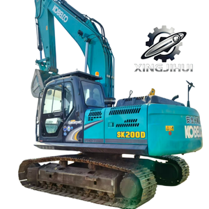 Kobelco 200-8 Used Excavator Original Japan Brand 20 Ton Rubber <b>Tracked</b> Large-Sized 2023 Model 1.0m Bucket Kobelco Engine <b>Pump</b> - Product Image 1