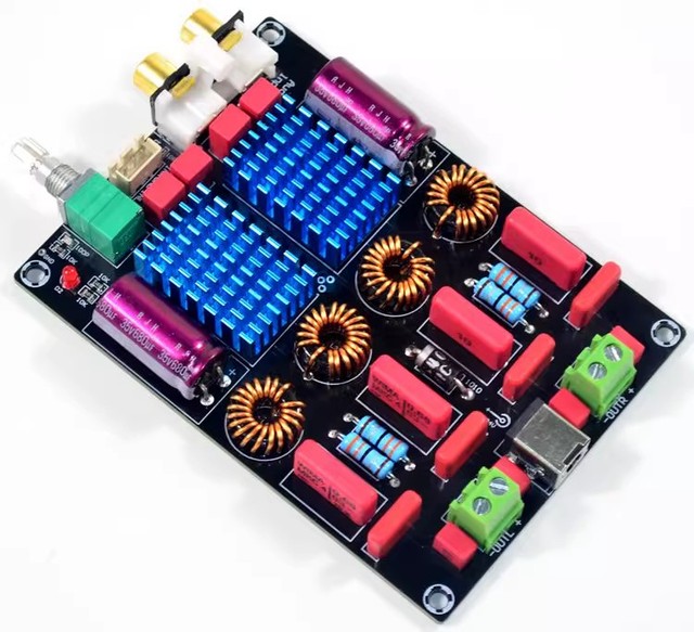 TPA3116 Dual Chip 2.0 Class D Digital Power Amplifier Board 100W+100W
